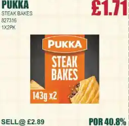 Bestway PUKKA Steak bakes offer