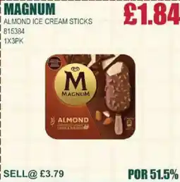 Bestway MAGNUM Almond ice cream sticks offer