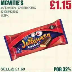 Bestway MCVITIE'S Jaffaween cherry/orig offer