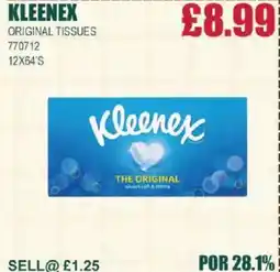 Bestway KLEENEX Original tissues offer