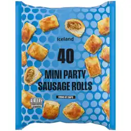 Iceland Iceland 40 (Approx.) Mini Sausage Rolls 720g offer