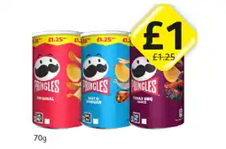 Londis Pringles Original, Salt & Vinegar, Texas BBQ Sauce offer