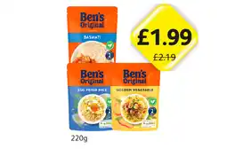 Londis Ben's Rice Basmati, Egg Fried, Golden Vegetables offer