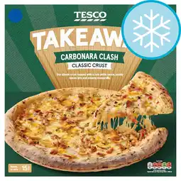 Tesco Tesco Takeaway Carbonara Classic Crust Pizza 428g offer