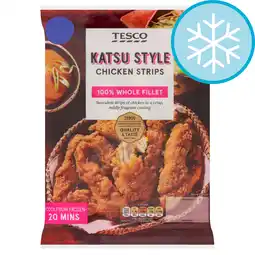 Tesco Tesco Katsu Style Chicken Strips 400g offer