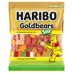 Tesco HARIBO Sour Goldbears 175g offer