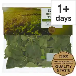 Tesco Tesco Organic Spinach 200G offer