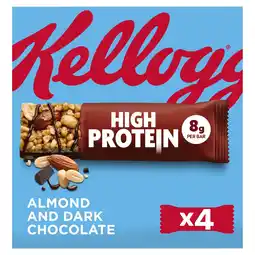 Tesco Kellogg's High Protein Almond & Dark Chocolate 4x35g offer