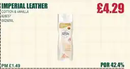 Bestway IMPERIAL LEATHER Cotton & vanilla offer
