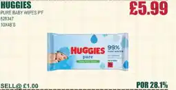Bestway HUGGIES Pure baby wipes p'f offer