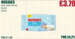 Bestway HUGGIES Pure baby wipes offer