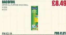 Bestway BACOFOIL Zipper all purpose bags small offer