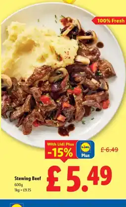 Lidl Stewing Beef offer