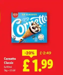 Lidl Cornetto Classic offer