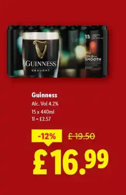 Lidl Guinness offer