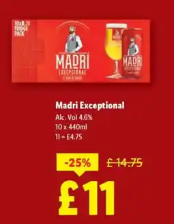 Lidl Madri Exceptional offer