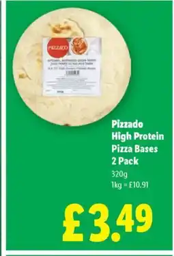 Lidl Pizzado High Protein Pizza Bases 2 Pack offer