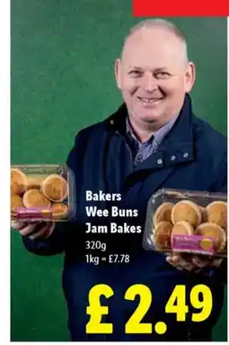 Lidl Bakers Wee Buns Jam Bakes offer