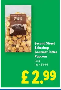 Lidl Second Street Bakeshop Gourmet Toffee Popcorn offer