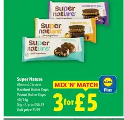 Lidl Super Nature offer