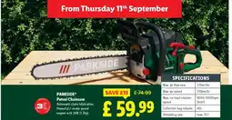 Lidl PARKSIDE® Petrol Chainsaw offer