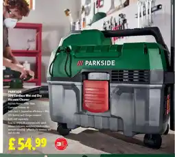 Lidl PARKSIDE 20V Cordless Wet and Dry Vacuum Cleaner offer