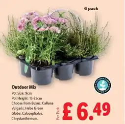Lidl Outdoor Mix offer
