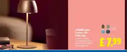 Lidl LIVARNO HOME Cordless LED Table Lamp offer