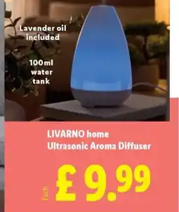 Lidl LIVARNO HOME Ultrasonic Aroma Diffuser offer