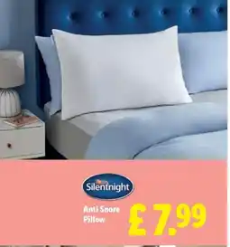 Lidl Anti Snore Pillow offer