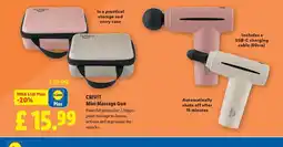Lidl CRIVIT Mini Massage Gun offer