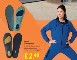 Lidl CRIVIT Running Insoles offer