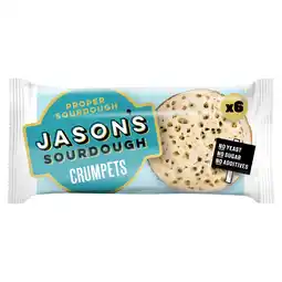 Tesco Jason's Sourdough Crumpets 380g offer