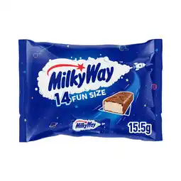 Iceland Milky Way Chocolate Fun Size Bars Multipack 14 x 15.5g offer
