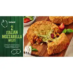 Iceland Iceland 2 Italian Mozzarella Melts 280g offer