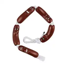 Iceland Pawfect Friend Sausage On Rope Dog Toy offer