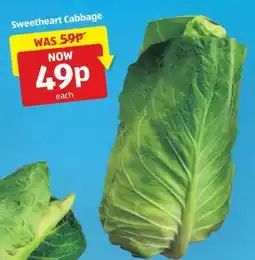 Aldi Sweetheart Cabbage offer