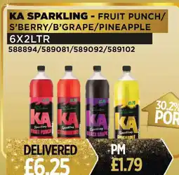 Bestway KA SPARKLING - Fruit punch/ s'berry/b'grape/pineapple offer