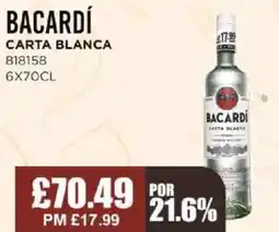 Bestway BACARDÍ Carta blanca offer