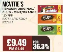 Bestway MCVITIE'S Penguin original/ club - mint/orange offer