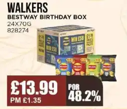 Bestway WALKERS Bestway birthday box offer