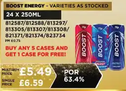 Bestway BOOST ENERGY - Varieties as stocked offer