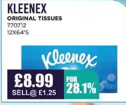 Bestway KLEENEX Original tissues offer