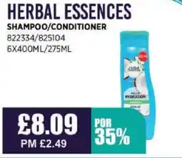 Bestway HERBAL ESSENCES Shampoo/conditioner offer