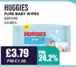 Bestway HUGGIES Pure baby wipes offer