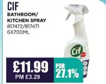 Bestway CIF Bathroom/ kitchen spray offer