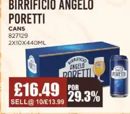 Bestway BIRRIFICIO ANGELO PORETTI Cans offer