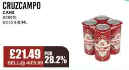 Bestway CRUZCAMPO Cans offer