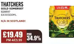 Bestway THATCHERS Gold somerset offer