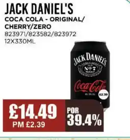 Bestway JACK DANIEL'S Coca cola - original/cherry zero offer